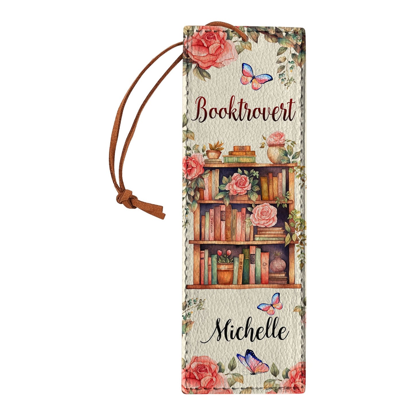 Booktrovert HHRZ19076464HZ Leather Bookmark