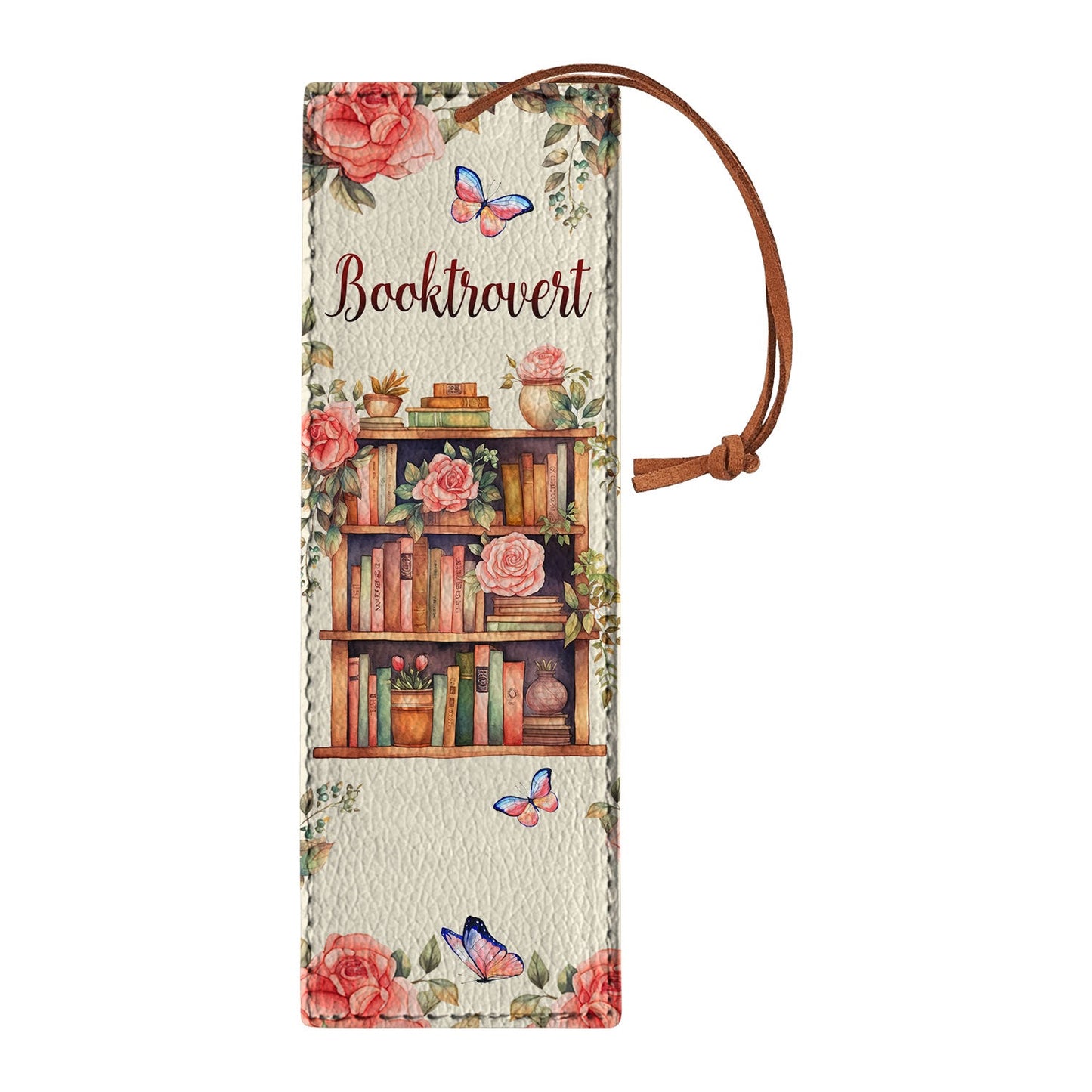 Booktrovert HHRZ19076464HZ Leather Bookmark