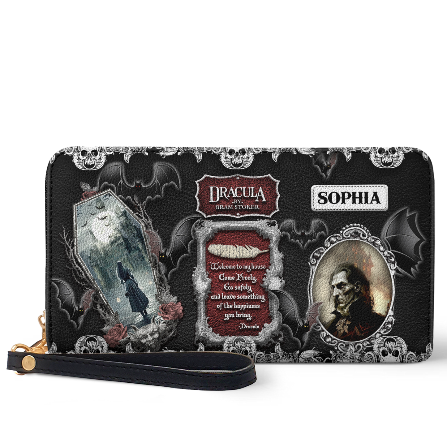 Libro Horror Dracula Bram Stoker HHRZ15083002MW Wallet