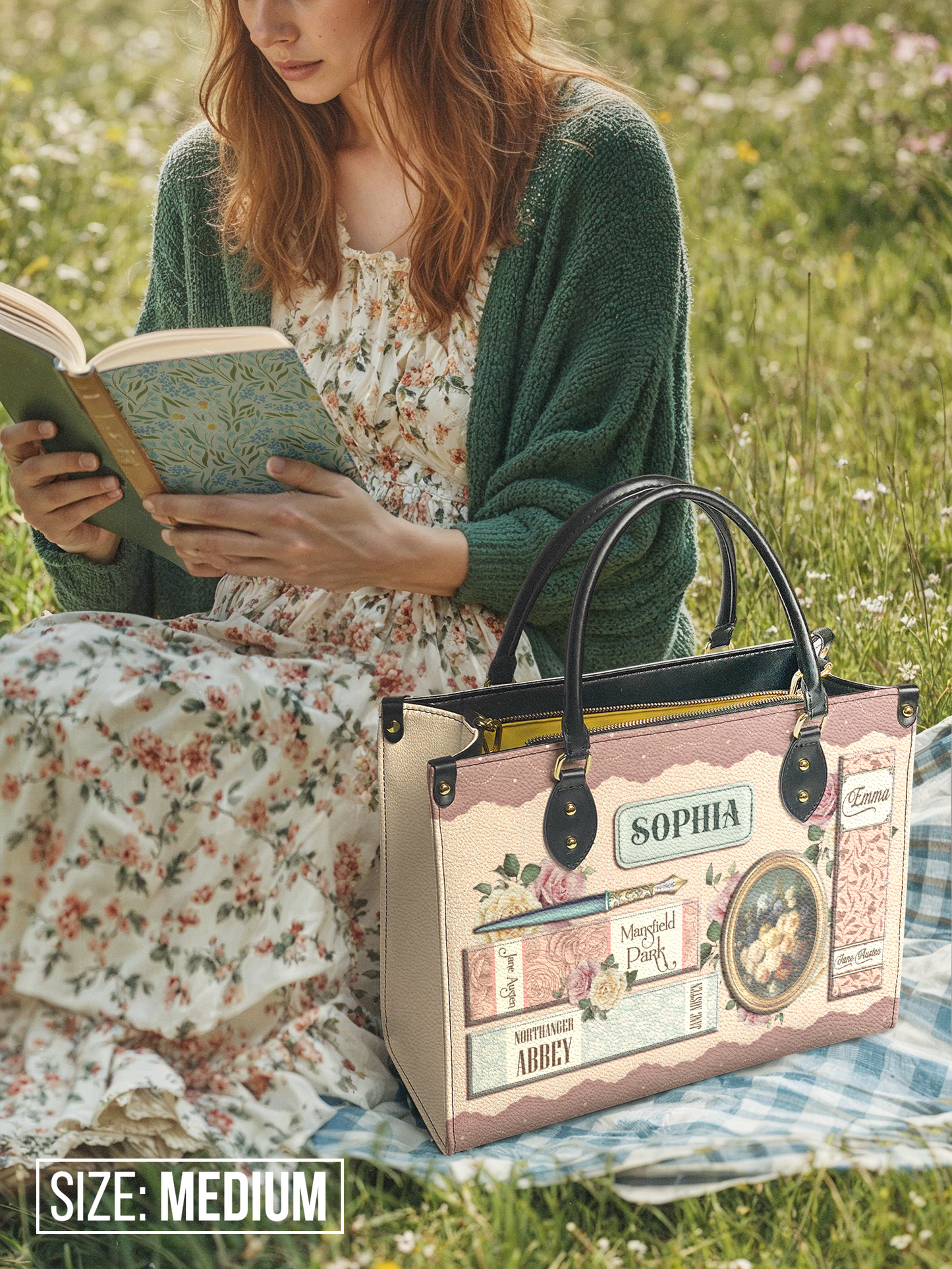 Vintage Libro Jane Austen TTAY0301002A Leather Bag