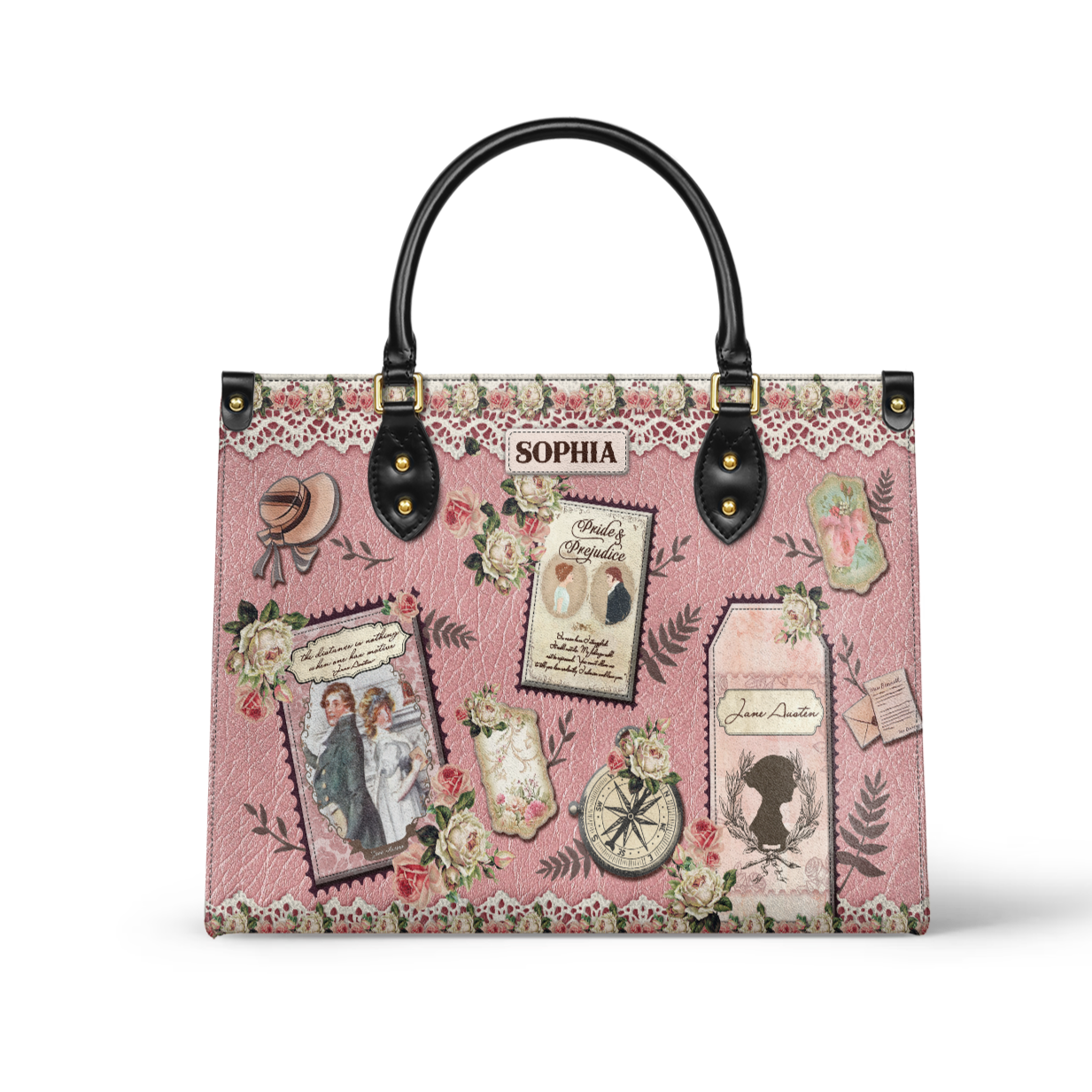 Libro Jane Austen Pride And Prejudice TTLZ2712001Y Leather Bag