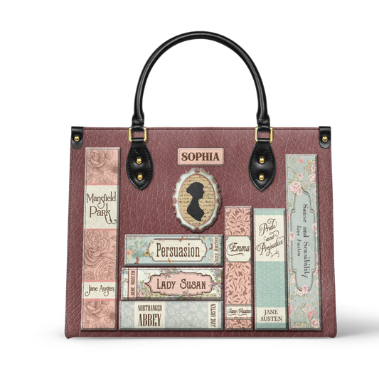 Libro Jane Austen Books TTAY0712001Y Leather Bag